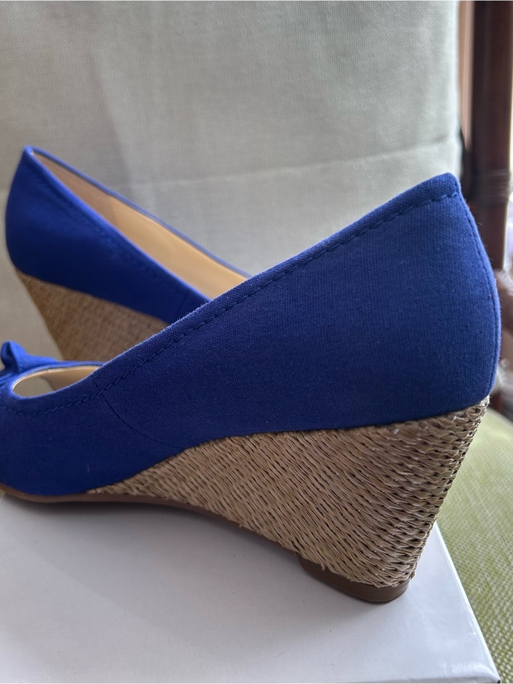 NEW Issac Mizrahi Peep Toe Espadrilles - Picture 5 of 7